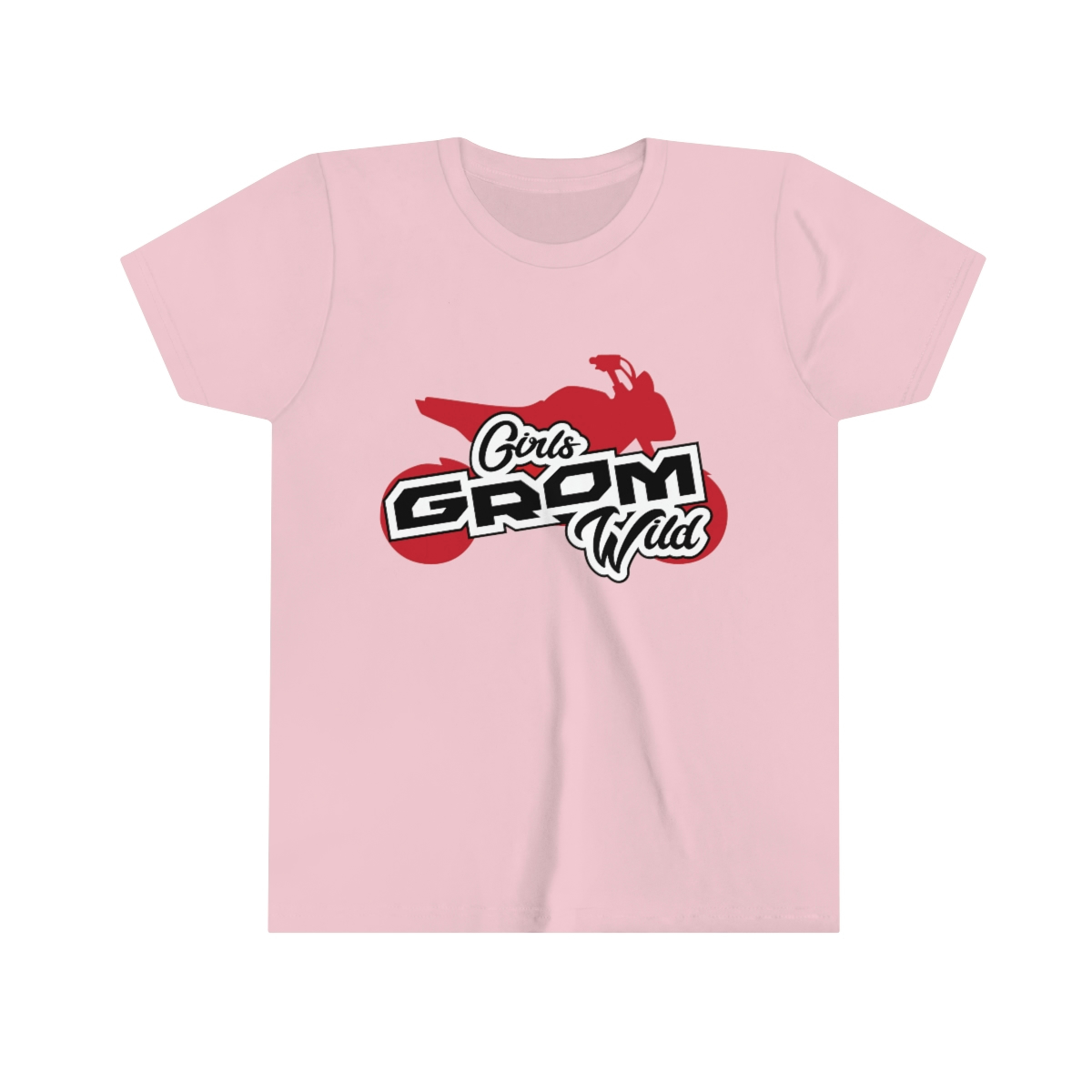 Youth Girls Grom Wild Logo Tee - Image 3