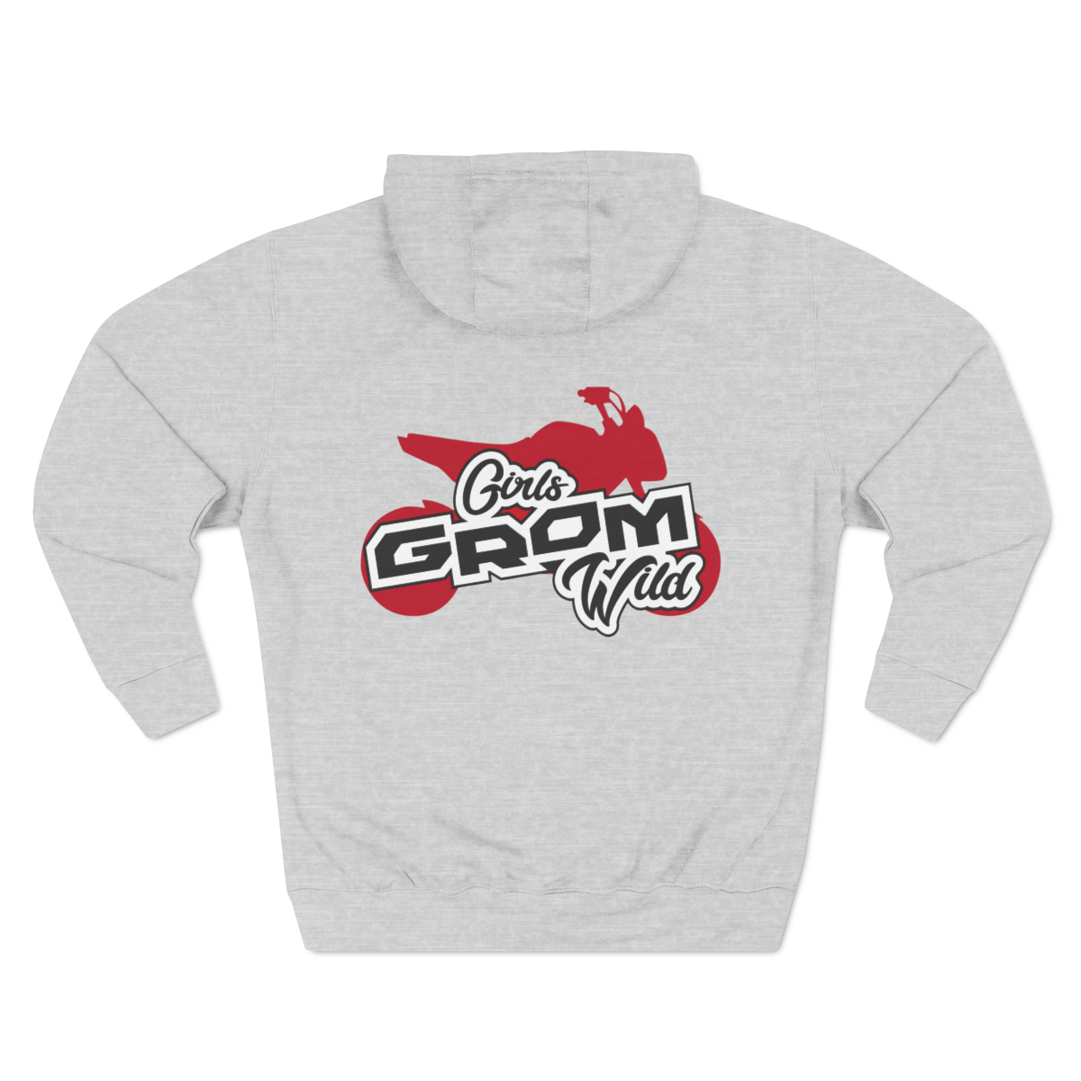Three-Panel Fleece Hoodie