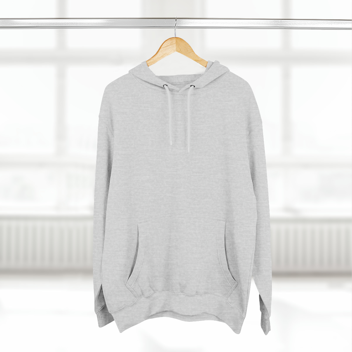 Three-Panel Fleece Hoodie - Image 4